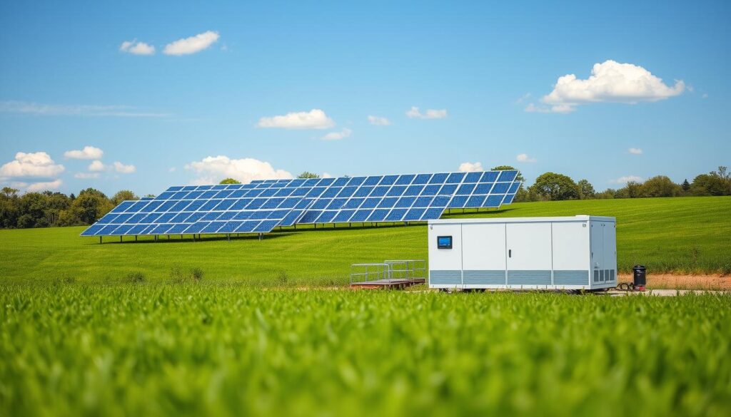 commercial solar plus energy storage indiana