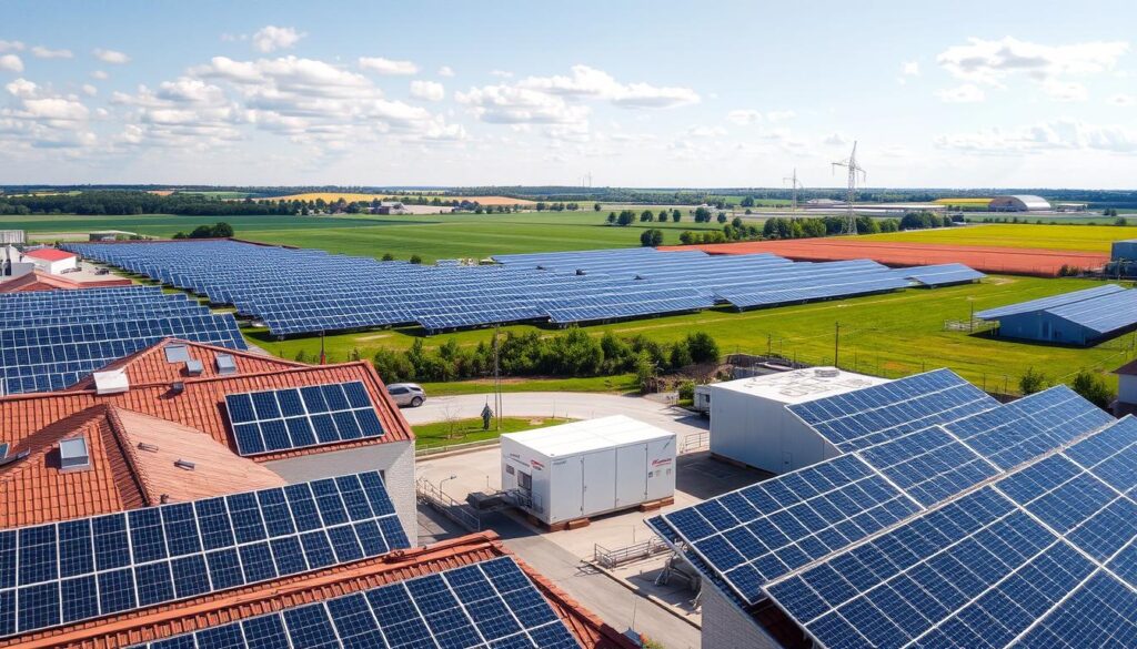 commercial solar plus energy storage indiana