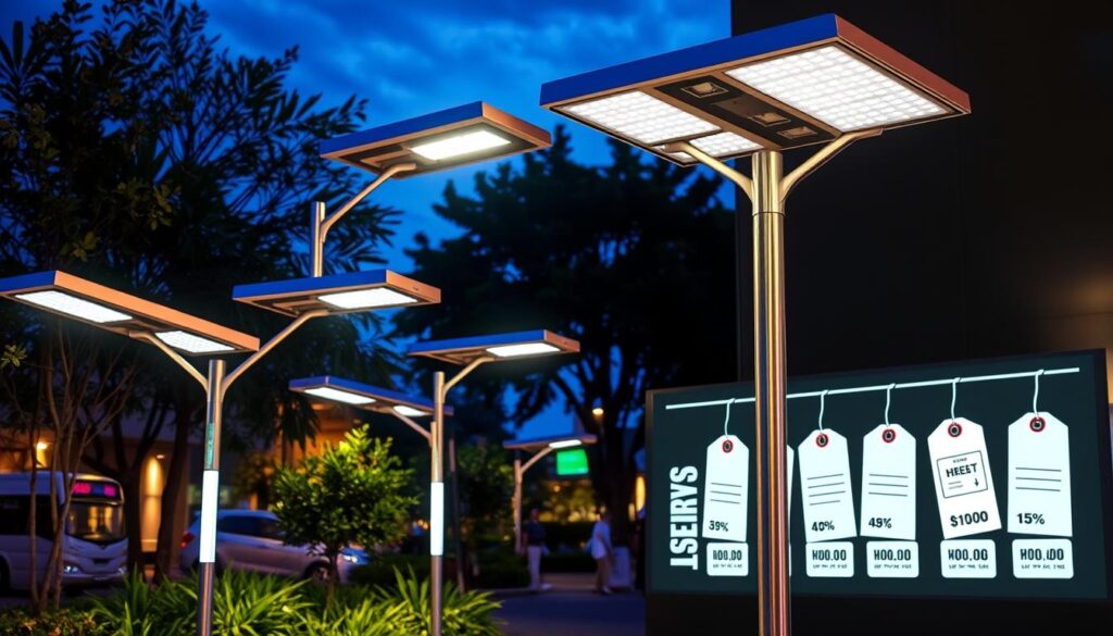 solar energy street light price