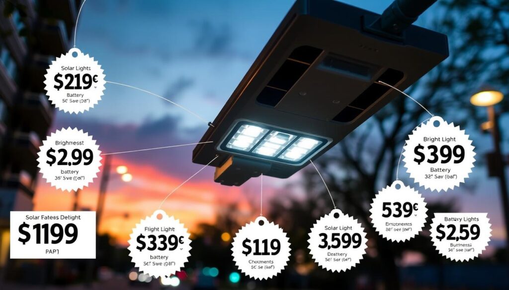 solar energy street light price