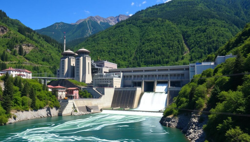 energy transformation of hydropower dam